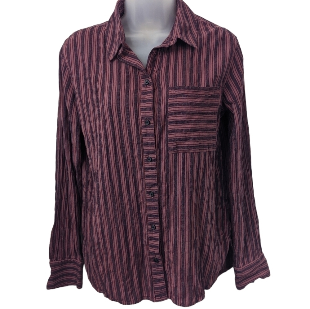 Treasure & Bond Boyfriend Fit Button Down Sz XS